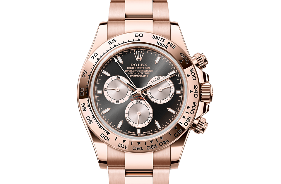 Rolex Cosmograph Daytona de Oyster 40 mm oro Everose m126505